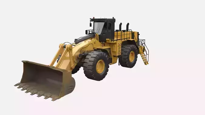 Wheel Loader CAT GameReady Low-poly 3D model