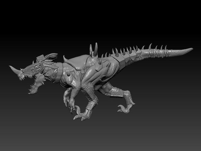 Cold Ones from Seraphon army 3D print model