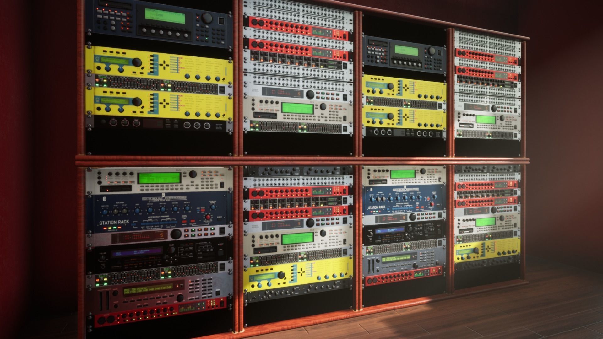 Music Modules Vol 1 For Unreal Low-poly 3D model_2