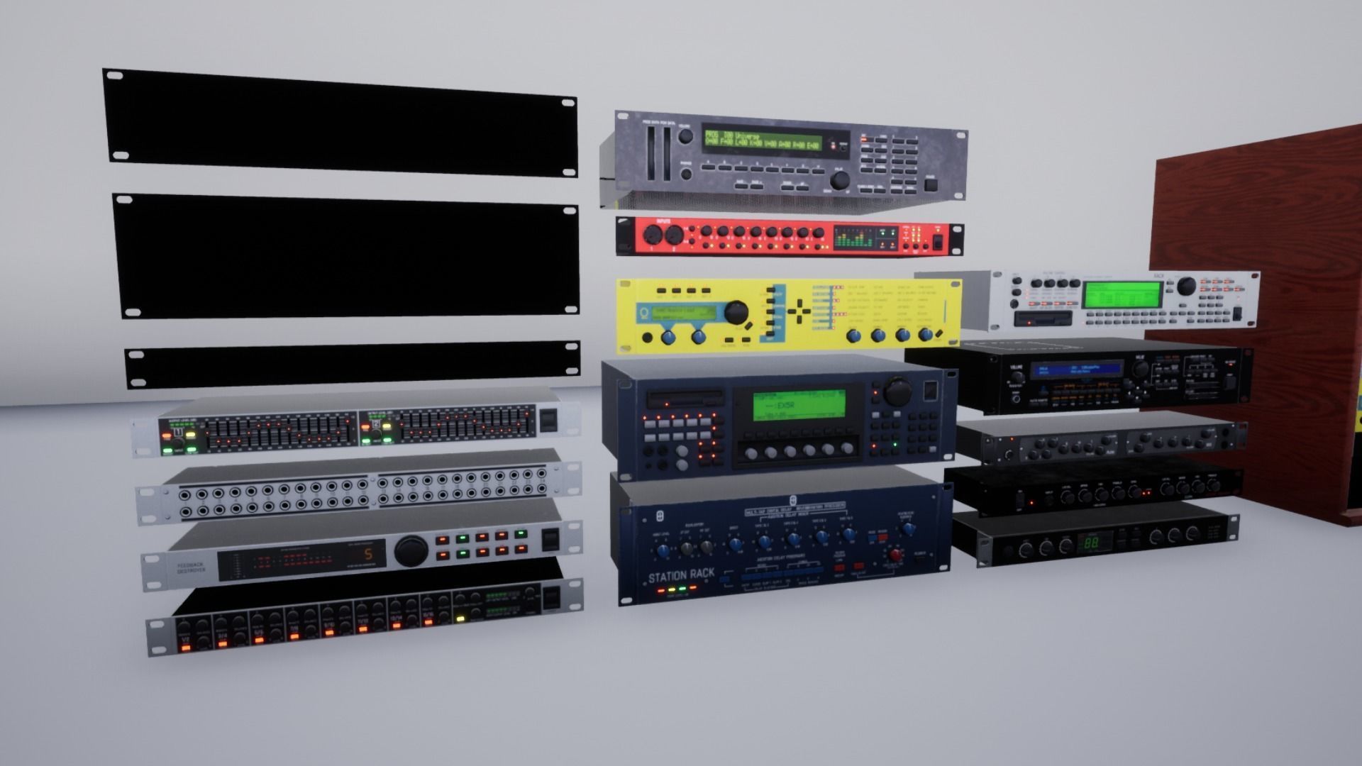 Music Modules Vol 1 For Unreal Low-poly 3D model_14