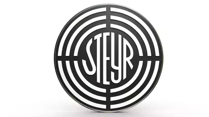 steyr logo 3D model