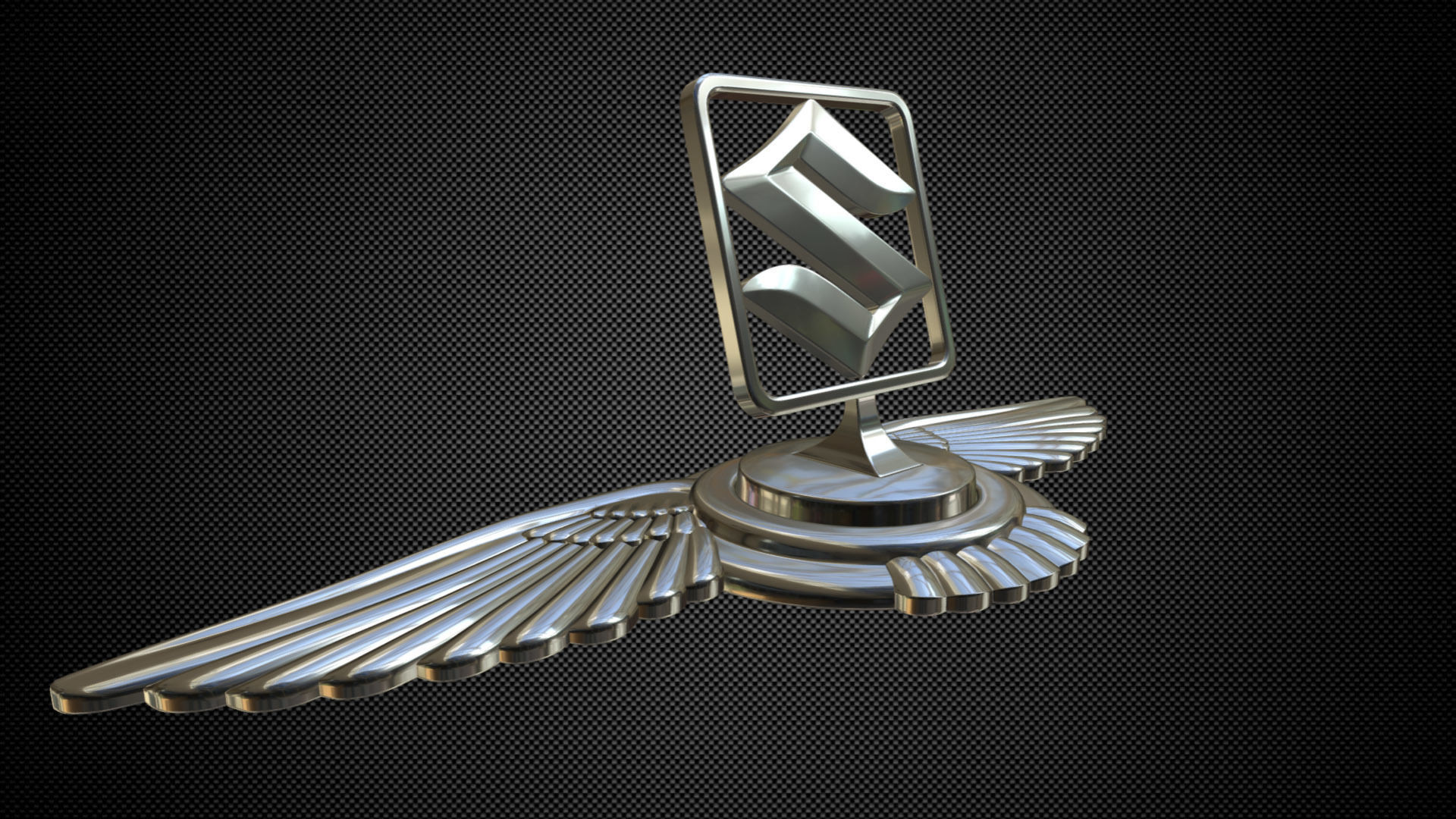 suzuki logo 3D model_5
