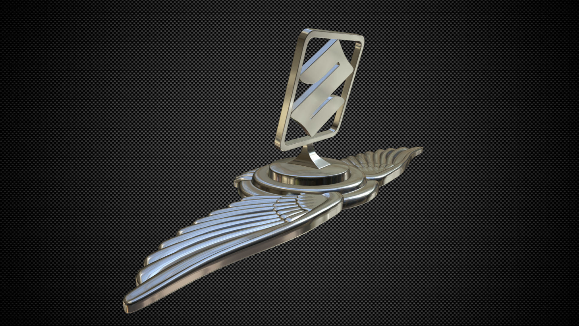 suzuki logo 3D model_2