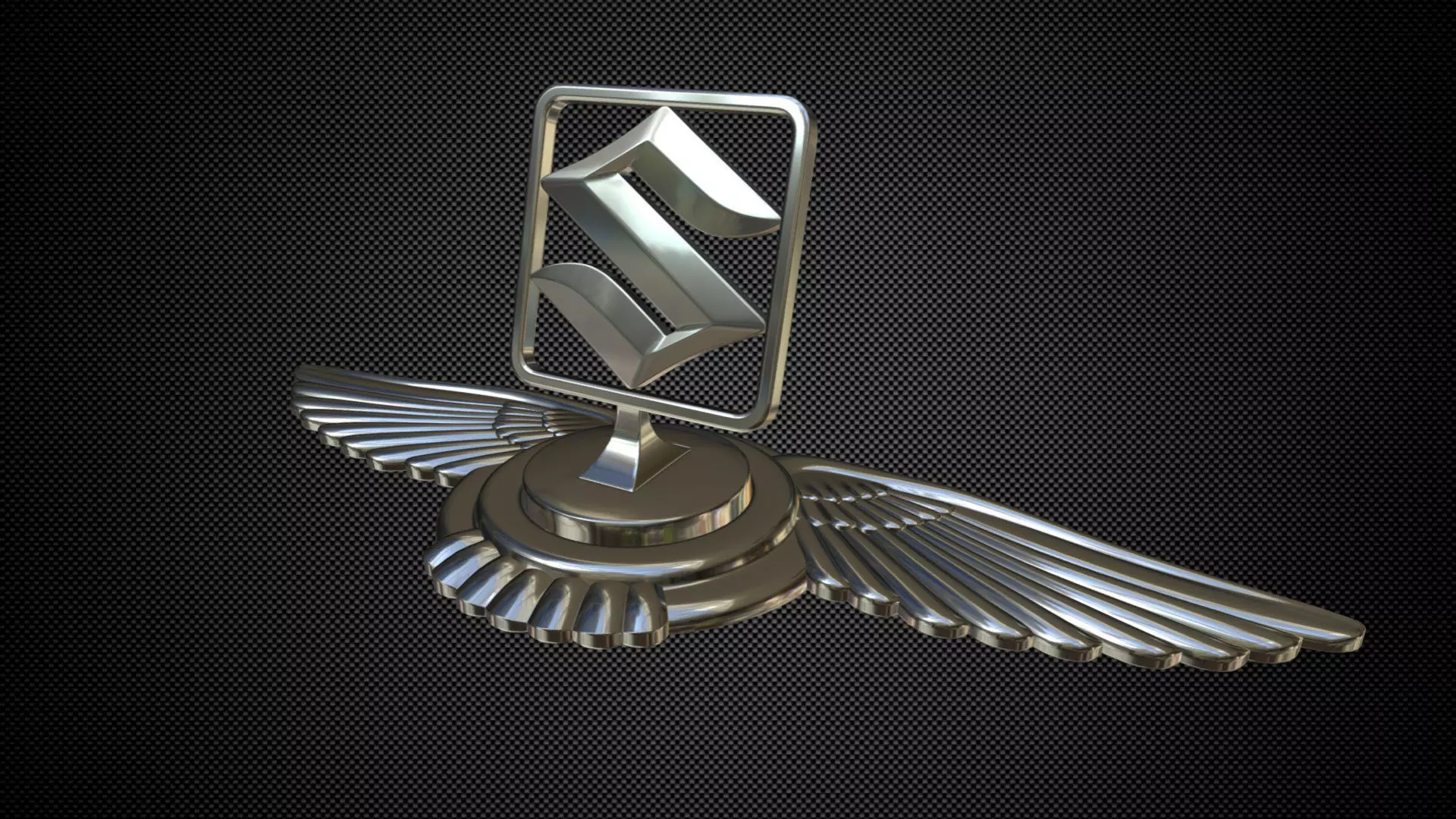 suzuki logo 3D model_0