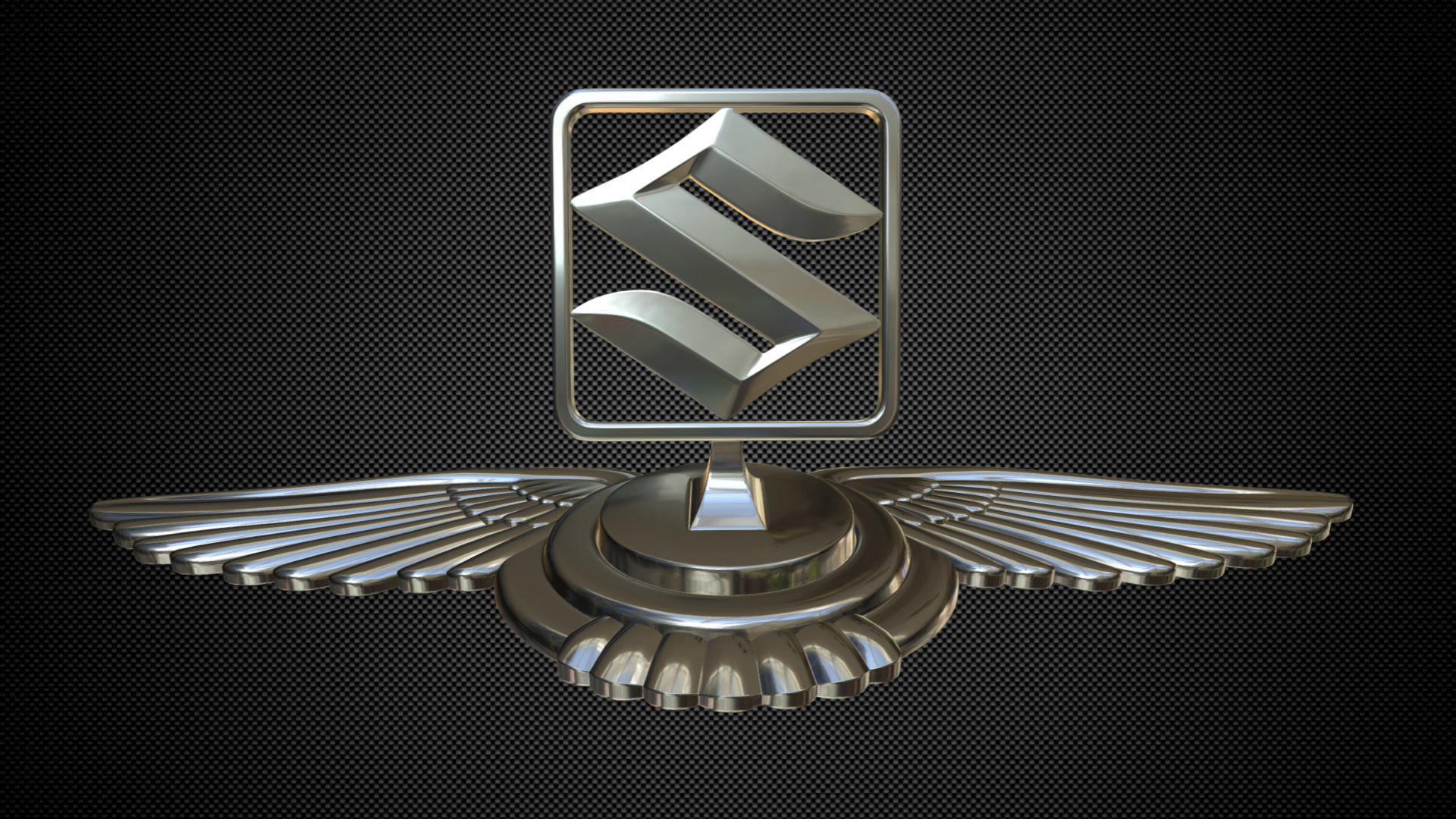 suzuki logo 3D model_6