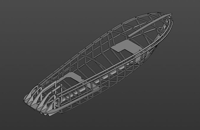 Riva Aquarama 1970 CAD 3D print model