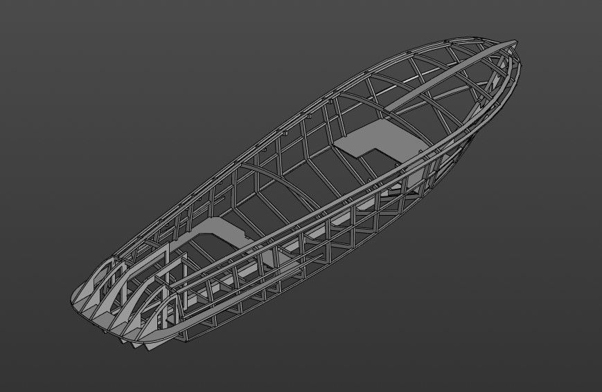 Riva Aquarama 1970 CAD 3D print model_0