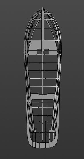 Riva Aquarama 1970 CAD 3D print model_6