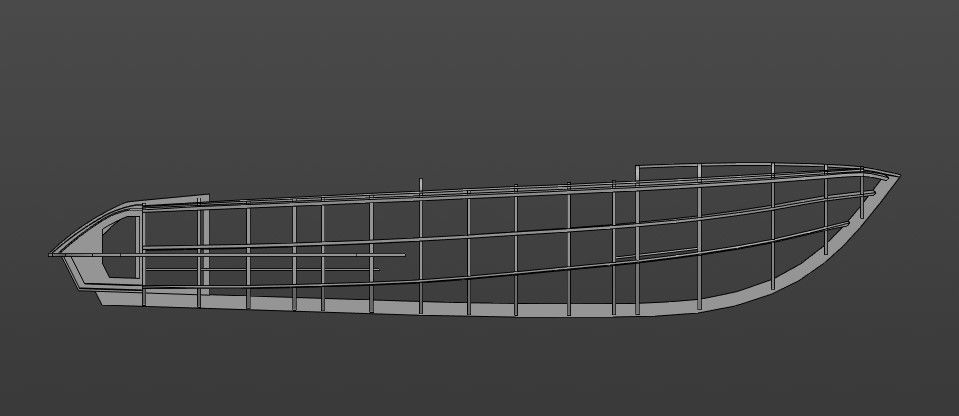 Riva Aquarama 1970 CAD 3D print model_1