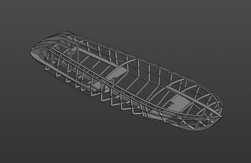 Riva Aquarama 1970 CAD 3D print model_7