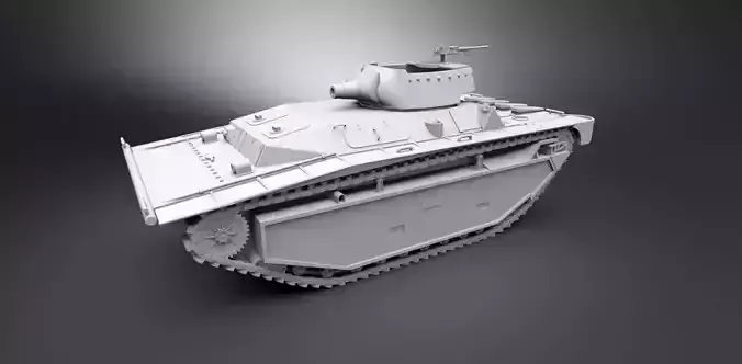LVT A 5 Scale model 3D print model