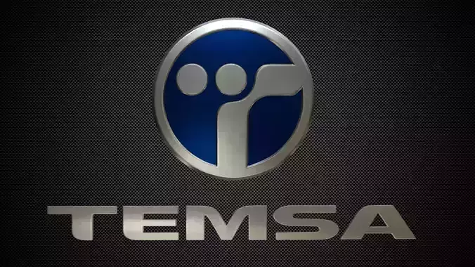 temsa logo 3D model