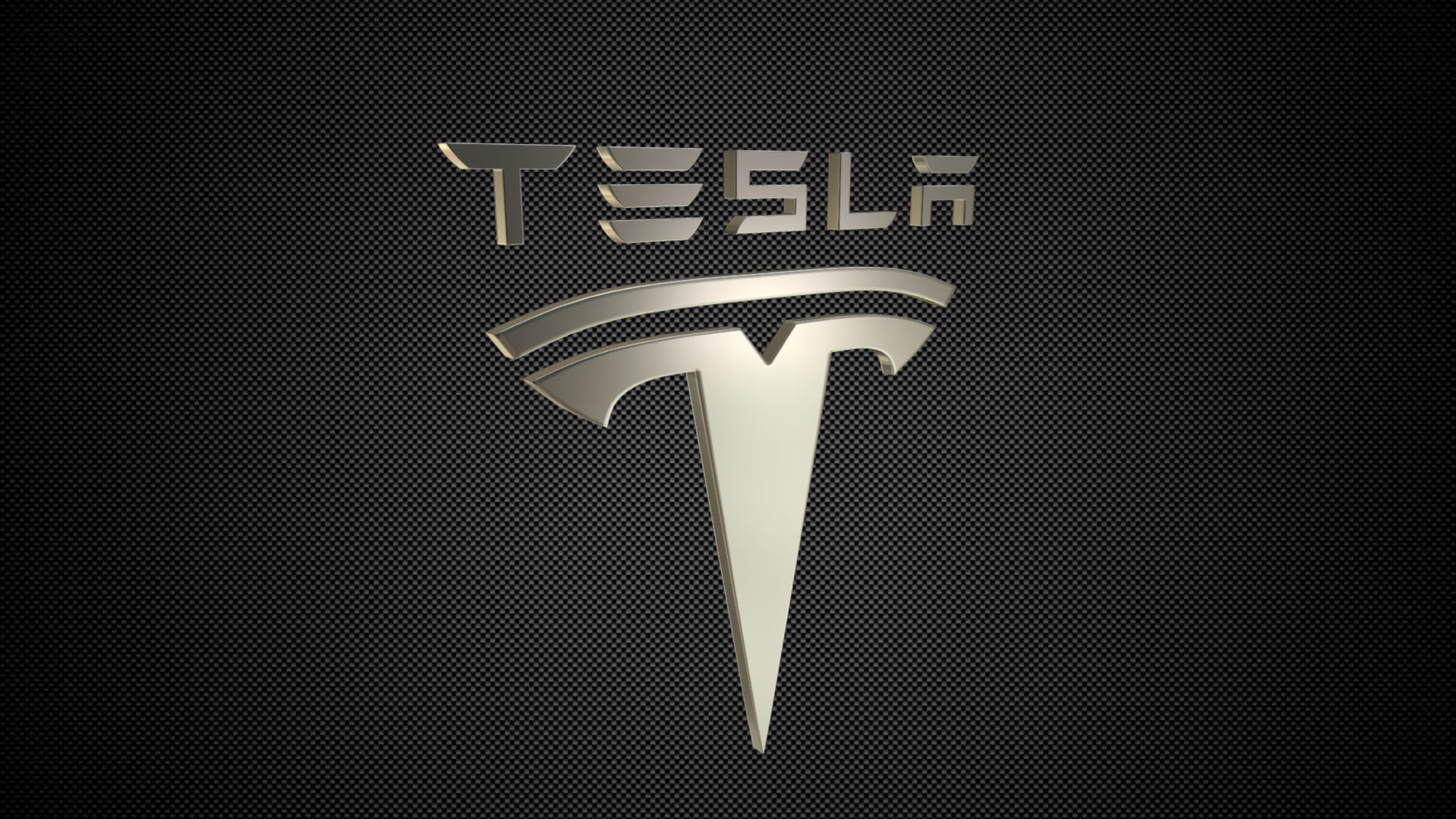 tesla logo 3D model_1