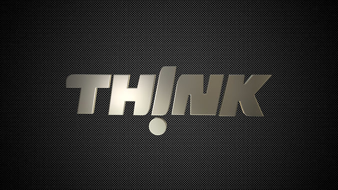 think logo 3D model