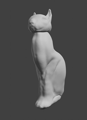 Cat Sclupture 3D print model