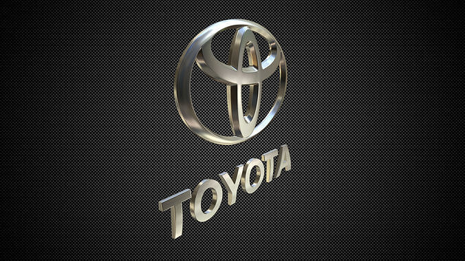 toyota logo 3D model