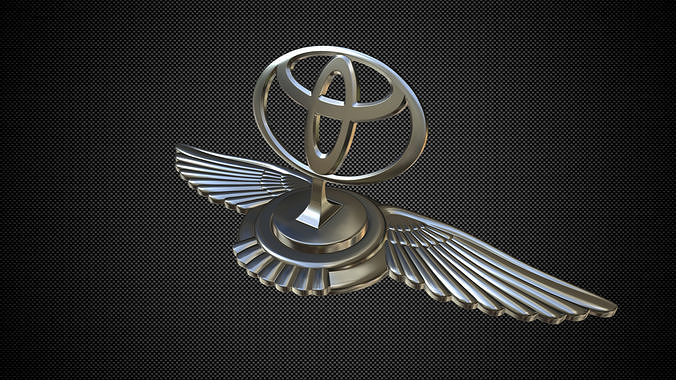 toyota logo 3D model
