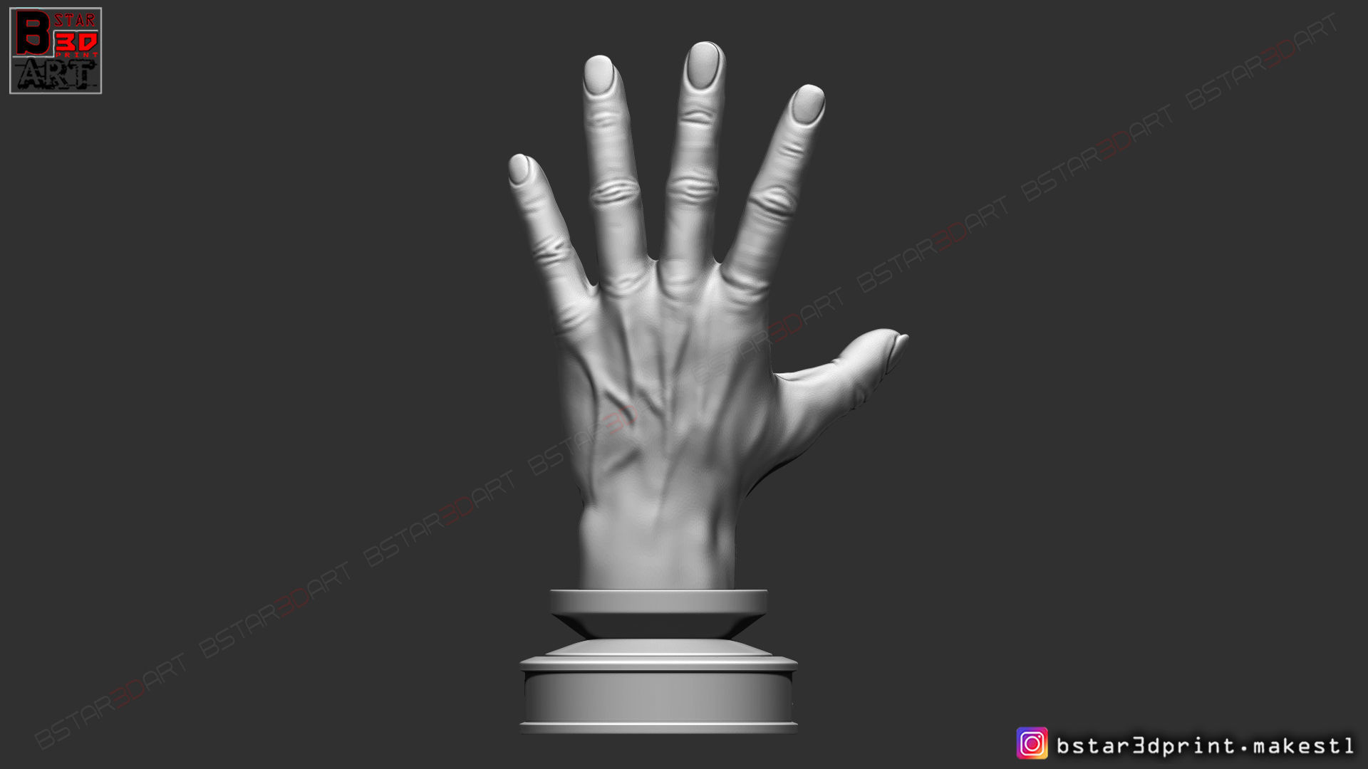 Yuji Itadori hand - Sukuna mouth - Jujutsu Kaisen Cosplay Decor 3D print model_17