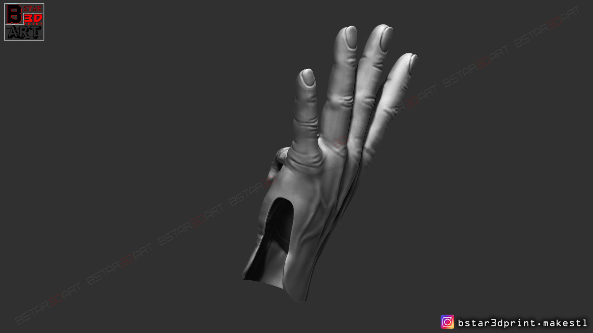 Yuji Itadori hand - Sukuna mouth - Jujutsu Kaisen Cosplay Decor 3D print model_25