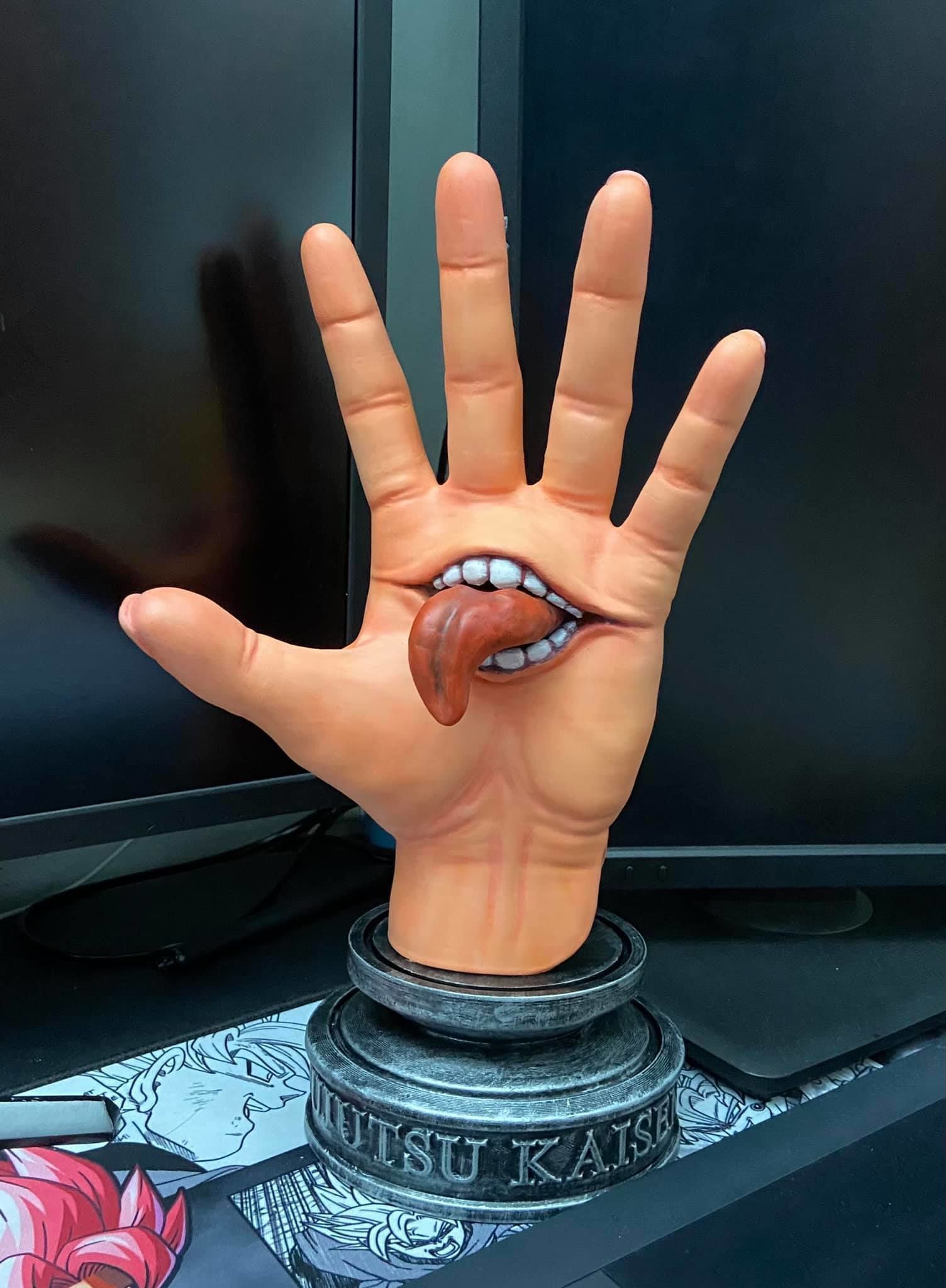 Yuji Itadori hand - Sukuna mouth - Jujutsu Kaisen Cosplay Decor 3D print model_1