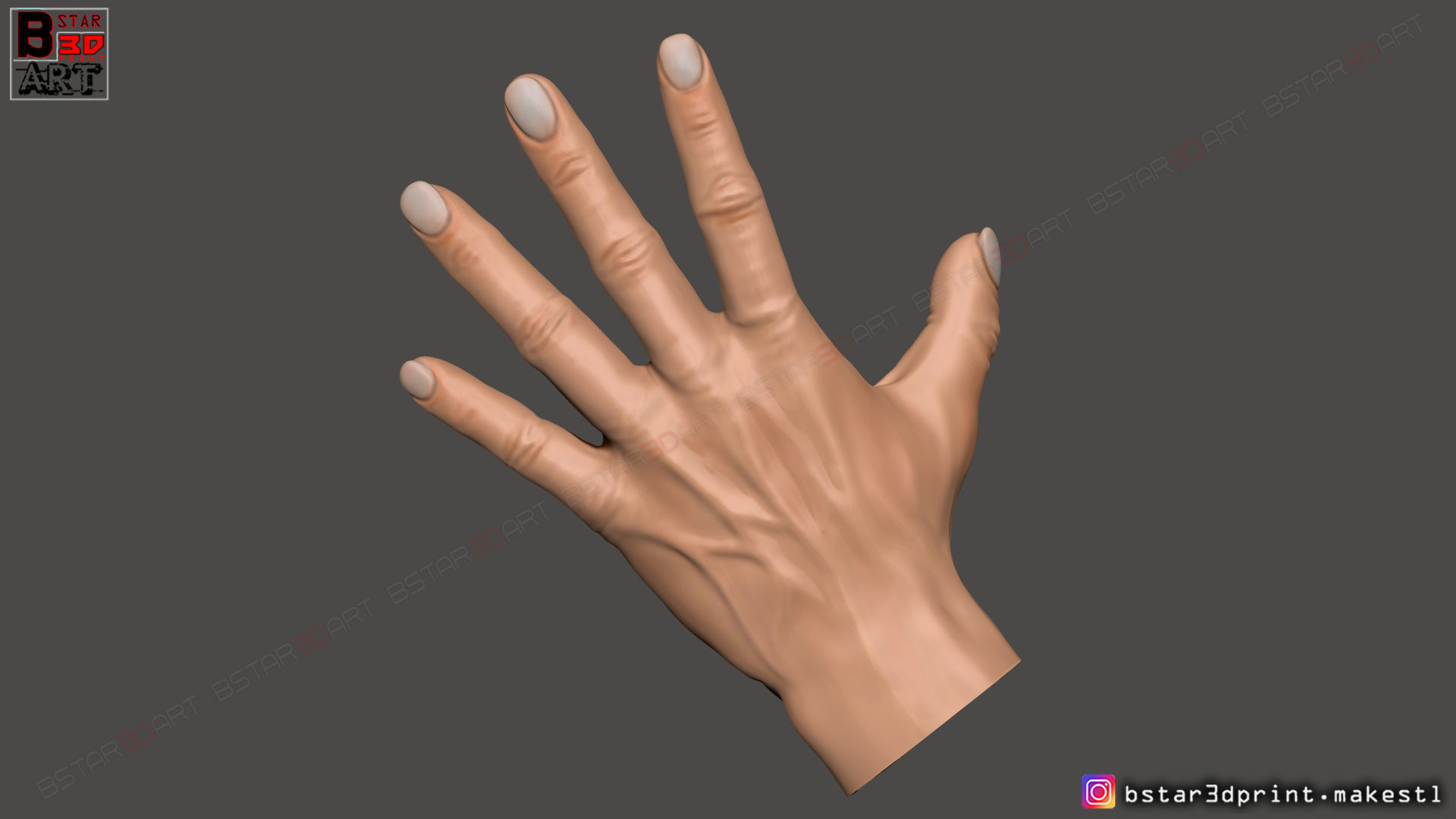 Yuji Itadori hand - Sukuna mouth - Jujutsu Kaisen Cosplay Decor 3D print model_12