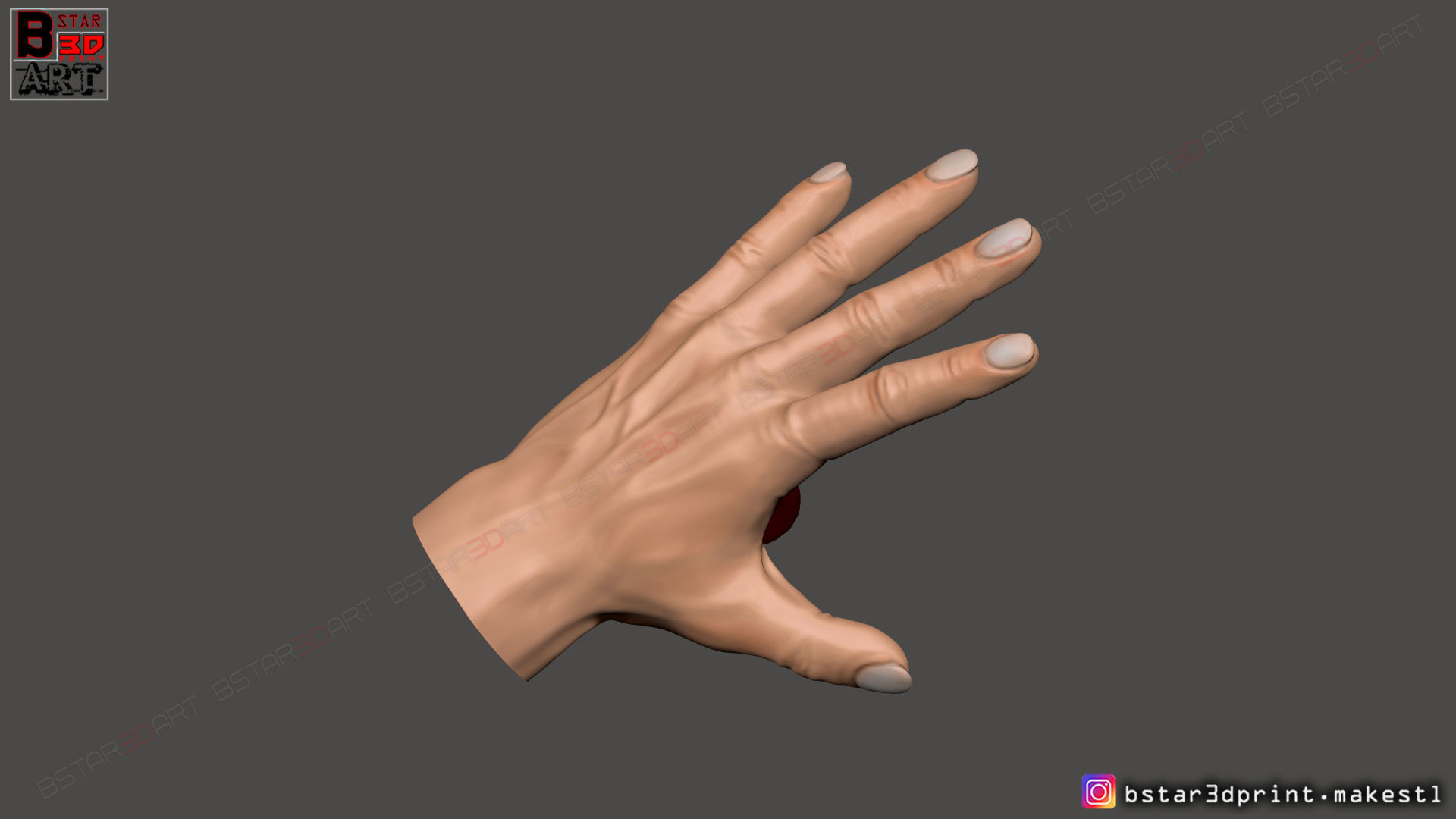 Yuji Itadori hand - Sukuna mouth - Jujutsu Kaisen Cosplay Decor 3D print model_8