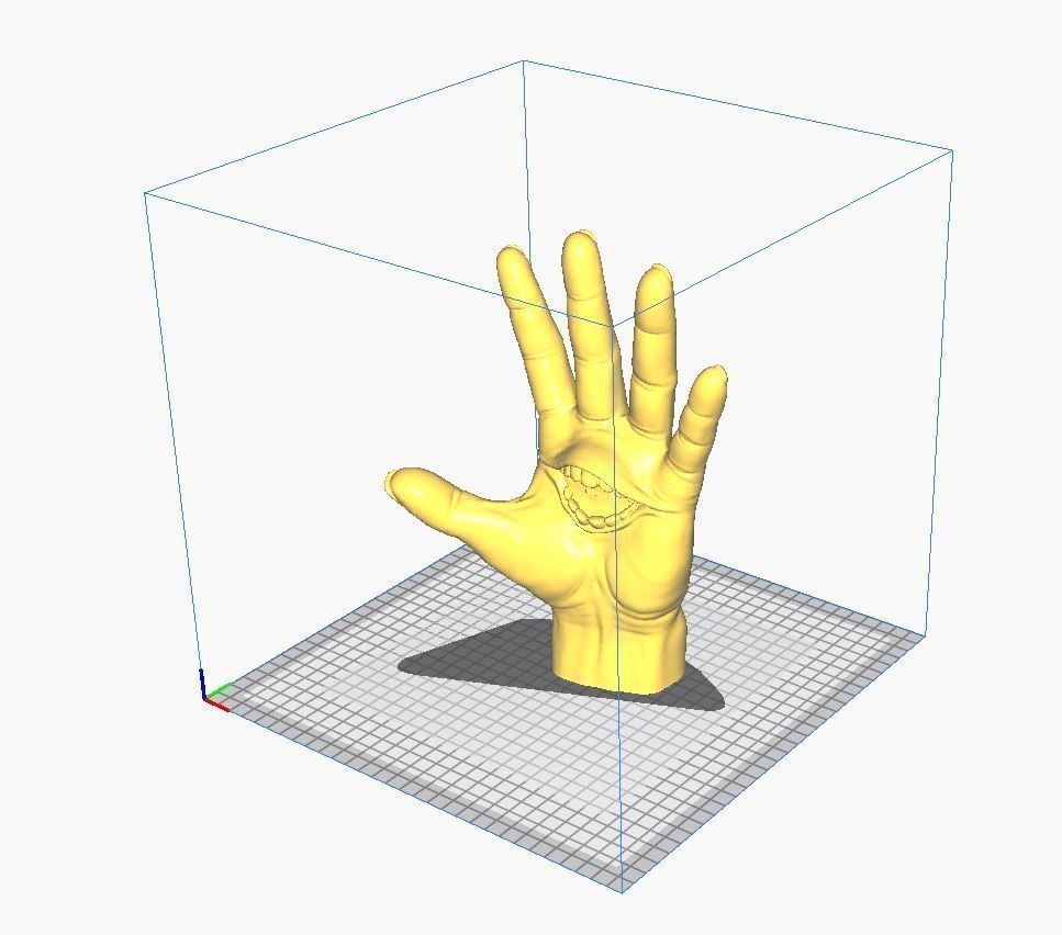 Yuji Itadori hand - Sukuna mouth - Jujutsu Kaisen Cosplay Decor 3D print model_42