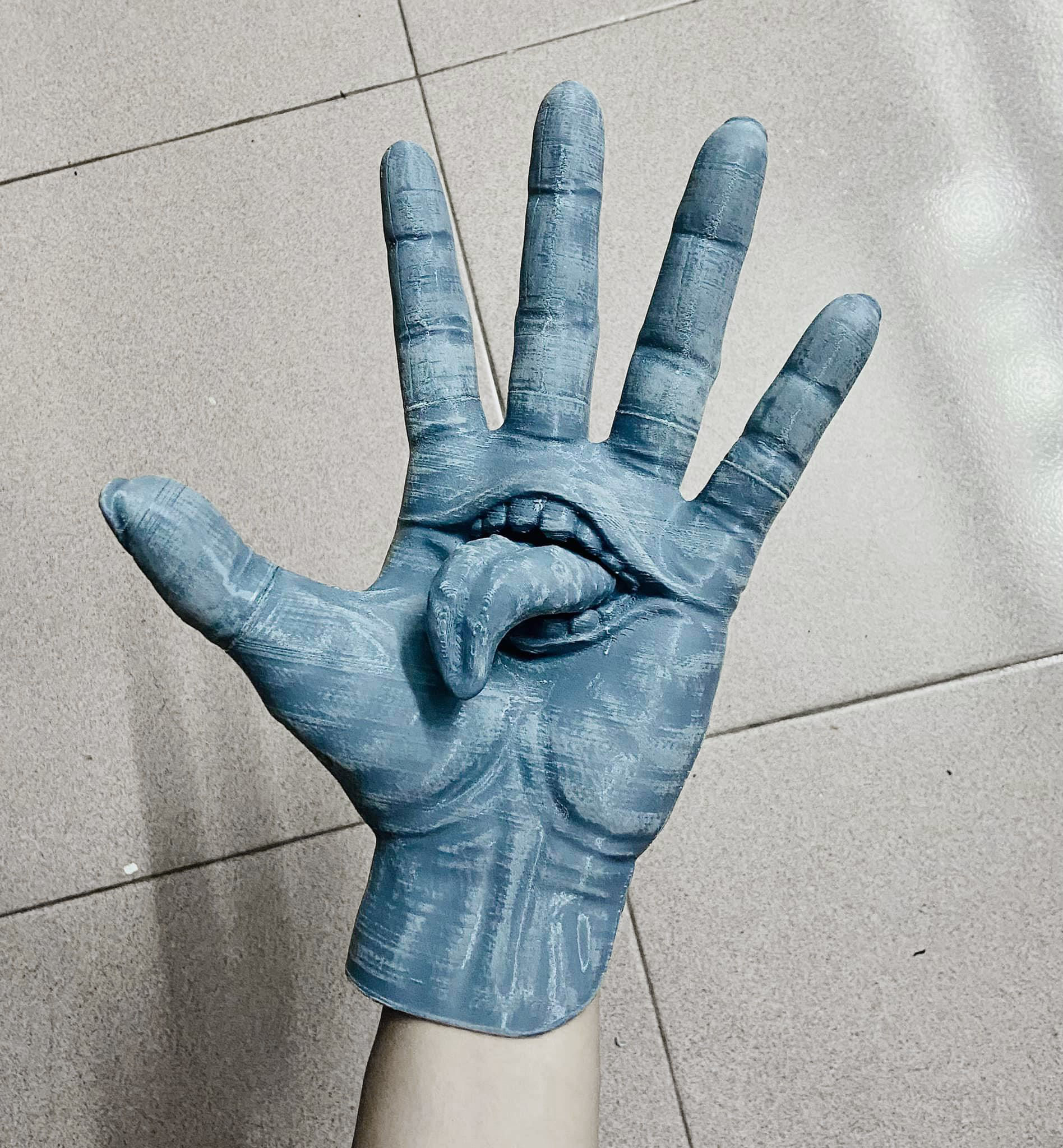 Yuji Itadori hand - Sukuna mouth - Jujutsu Kaisen Cosplay Decor 3D print model_37