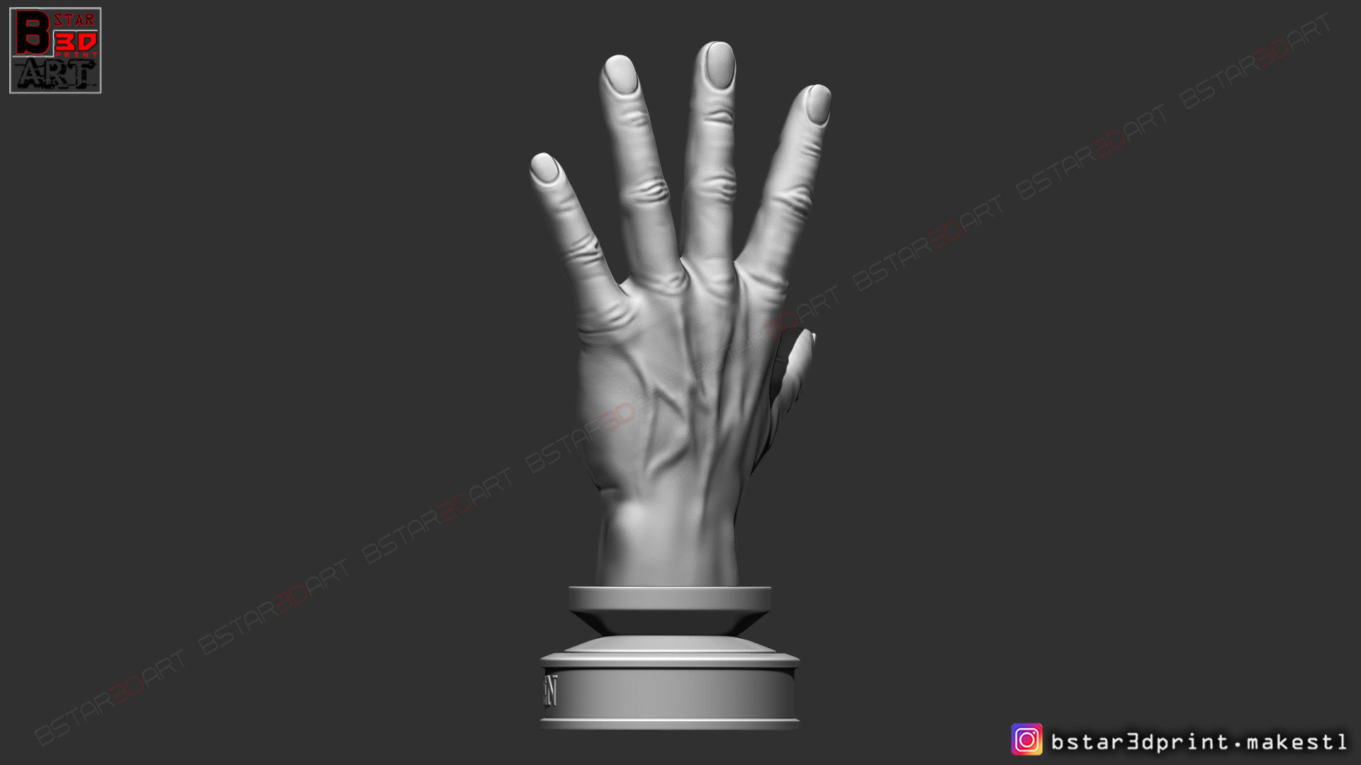 Yuji Itadori hand - Sukuna mouth - Jujutsu Kaisen Cosplay Decor 3D print model_16