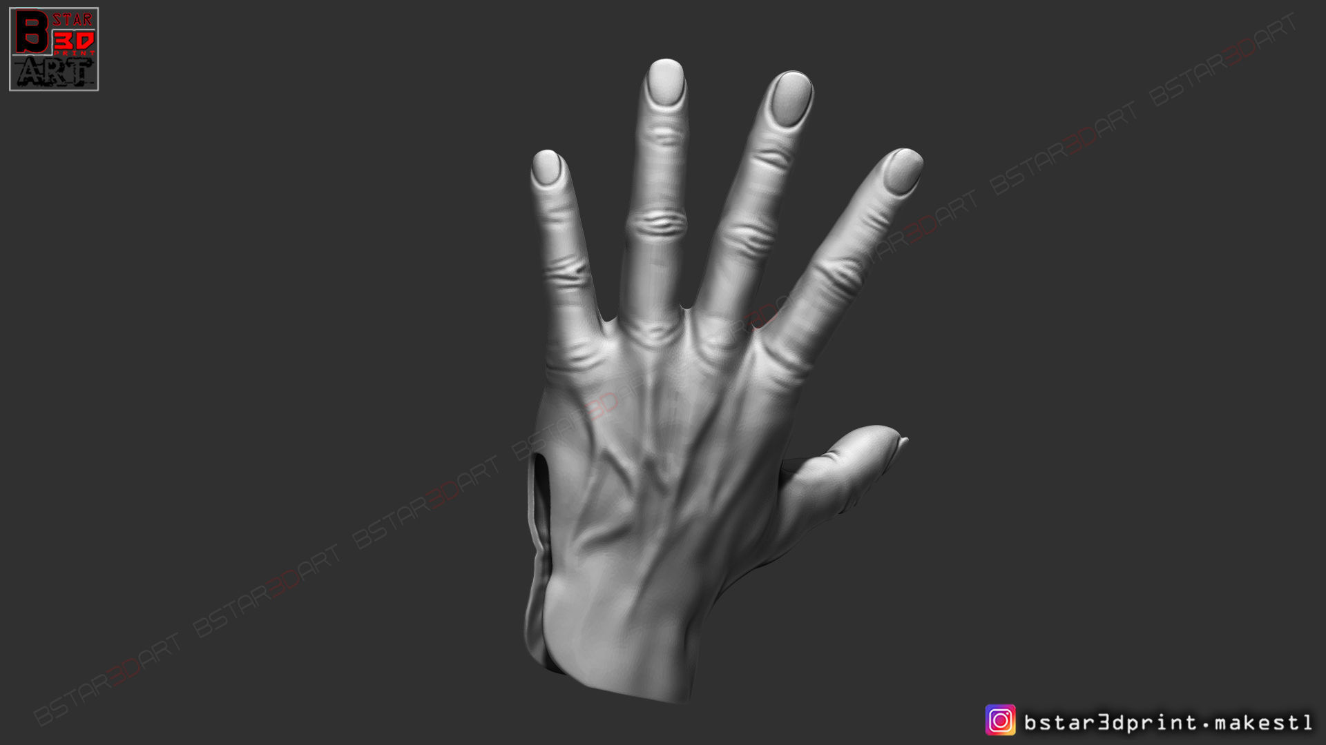 Yuji Itadori hand - Sukuna mouth - Jujutsu Kaisen Cosplay Decor 3D print model_26