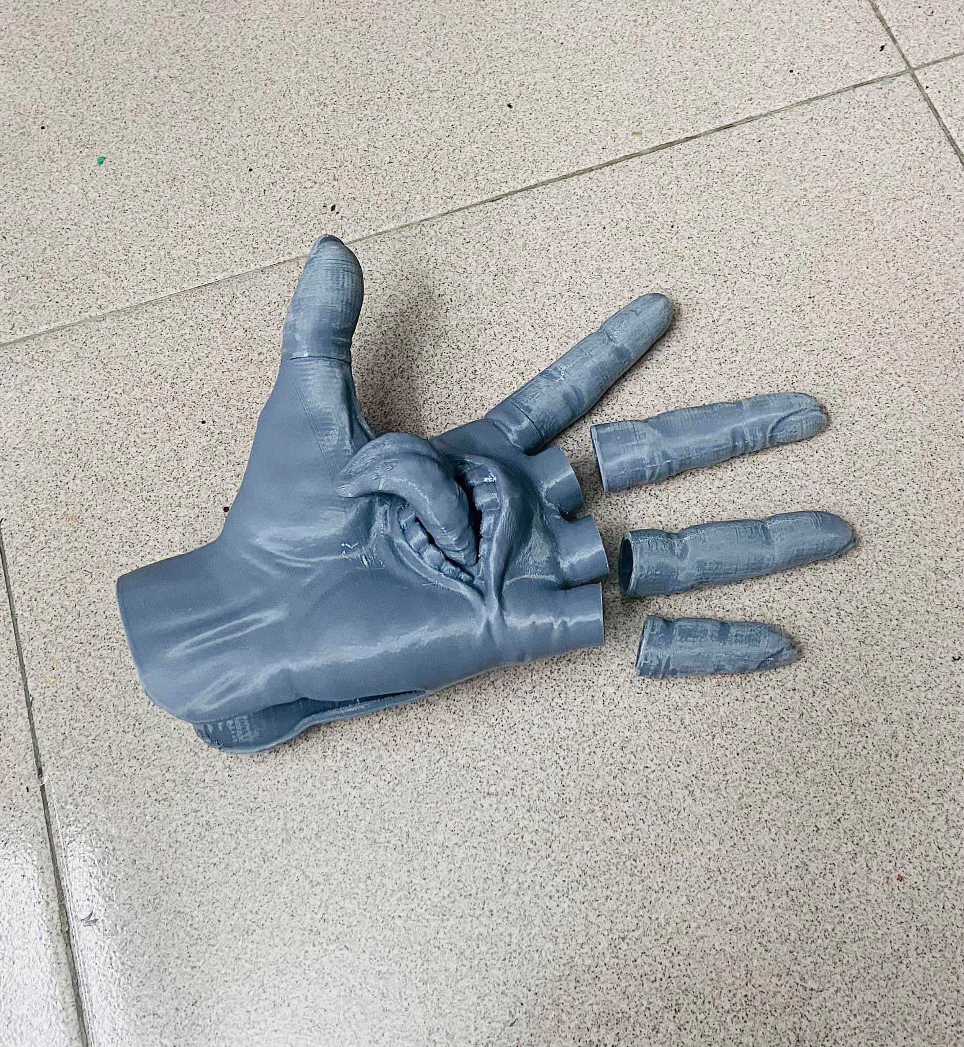 Yuji Itadori hand - Sukuna mouth - Jujutsu Kaisen Cosplay Decor 3D print model_39