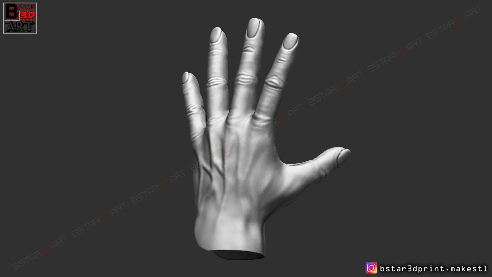 Yuji Itadori hand - Sukuna mouth - Jujutsu Kaisen Cosplay Decor 3D print model_27