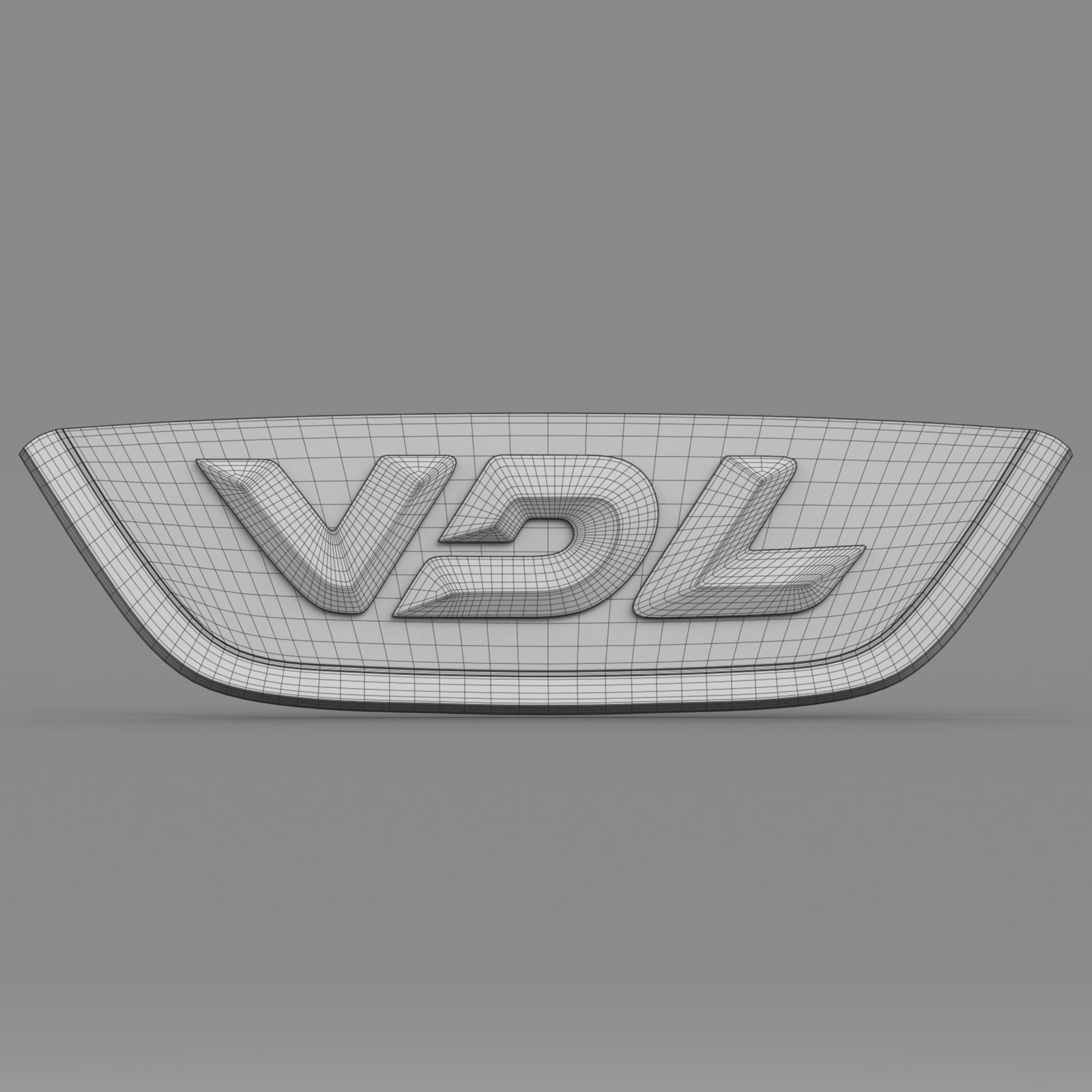 vdl logo 3D model_7