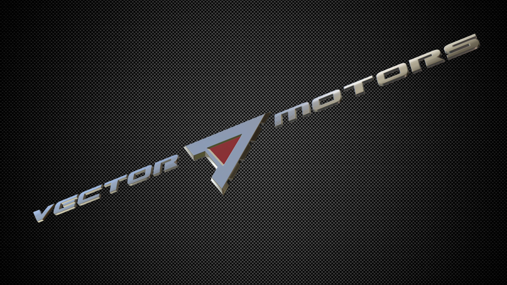 vector motors logo 3D model_4
