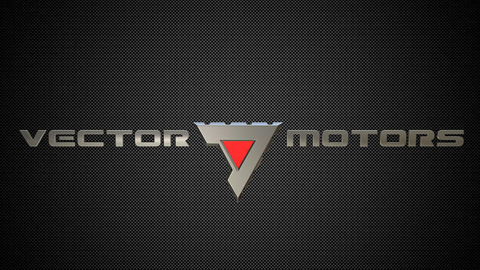 vector motors logo 3D model