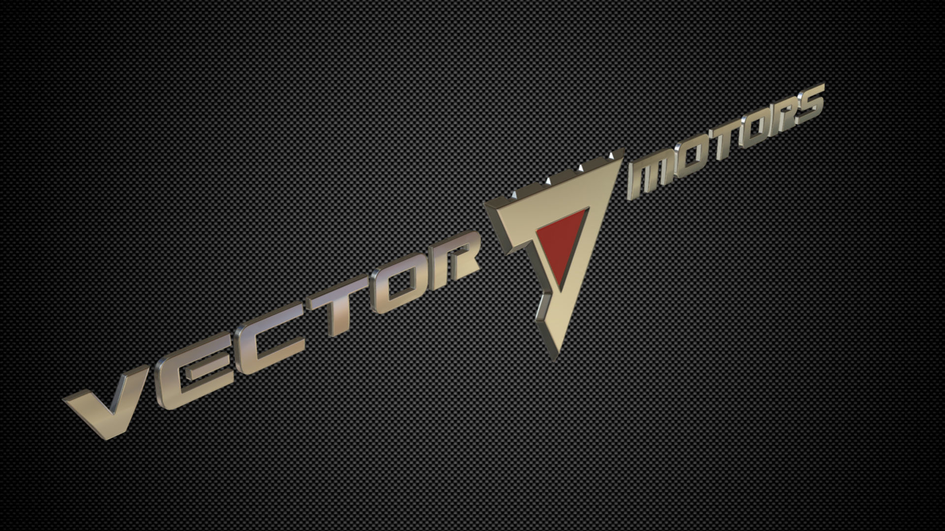 vector motors logo 3D model_3