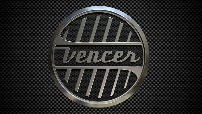 vencer logo 3D model