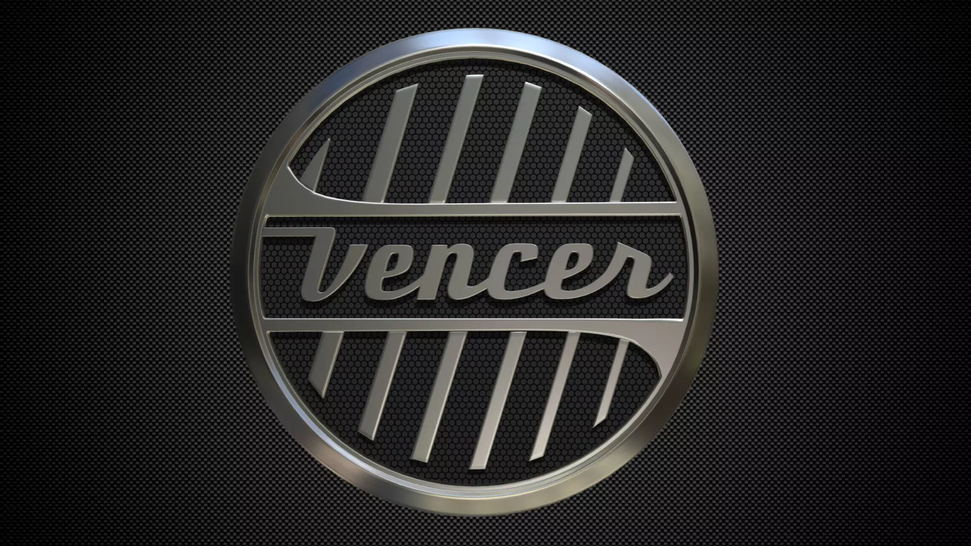 vencer logo 3D model_0