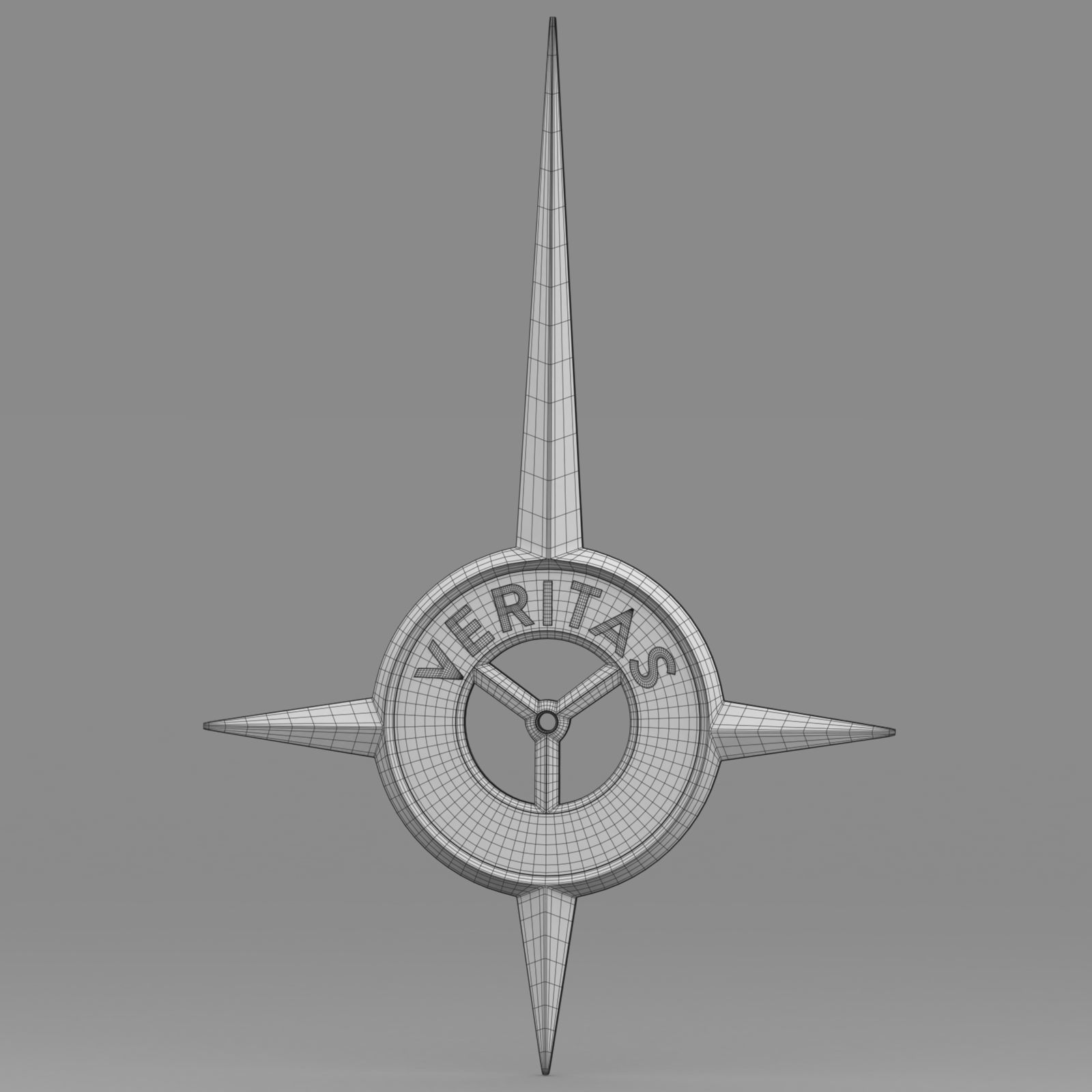 veritas logo 3D model_7