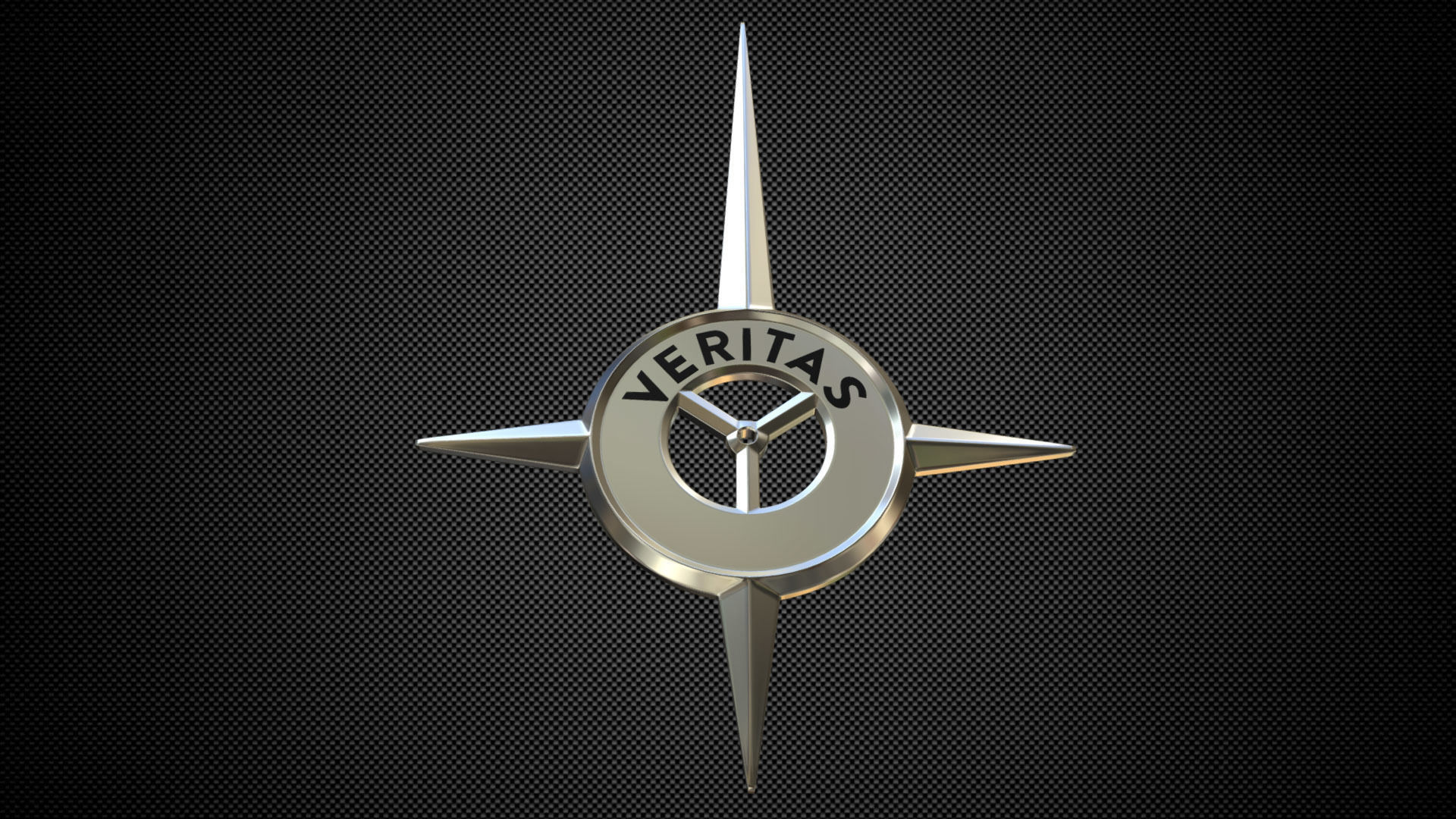 veritas logo 3D model_4