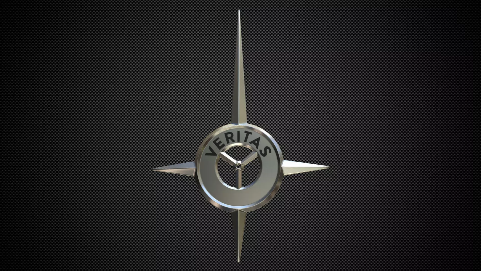 veritas logo 3D model_0