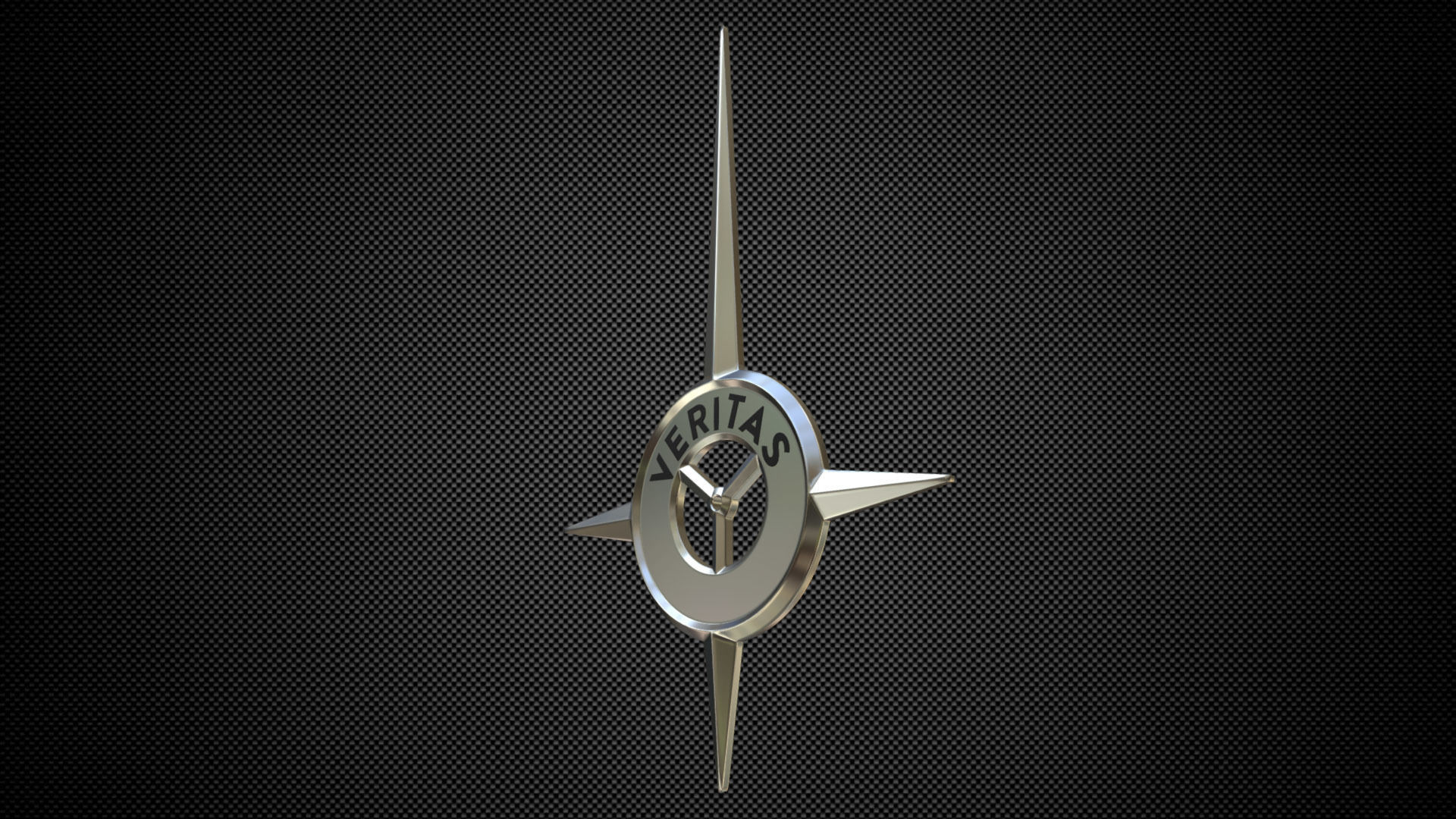 veritas logo 3D model_2