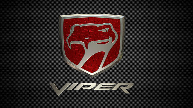 viper logo 3D model