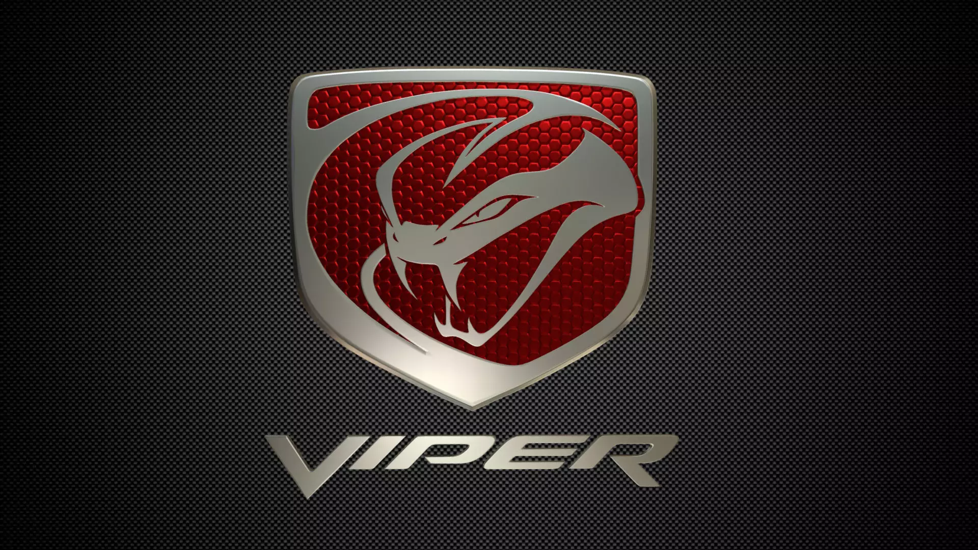 viper logo 3D model_0