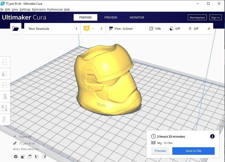 pant pot holder 93 3D print model_1