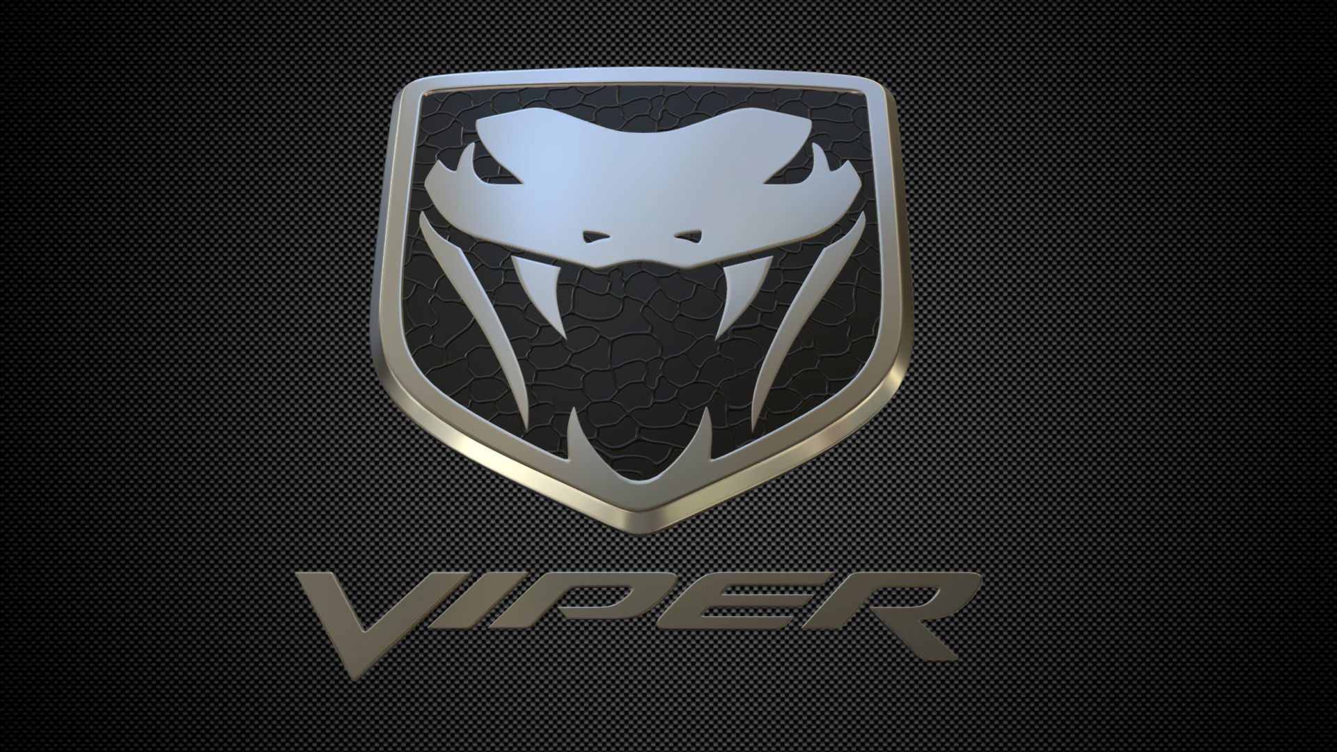 viper logo 3D model_5