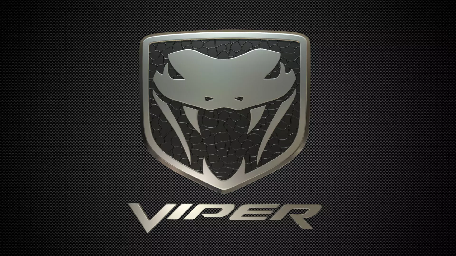 viper logo 3D model_0
