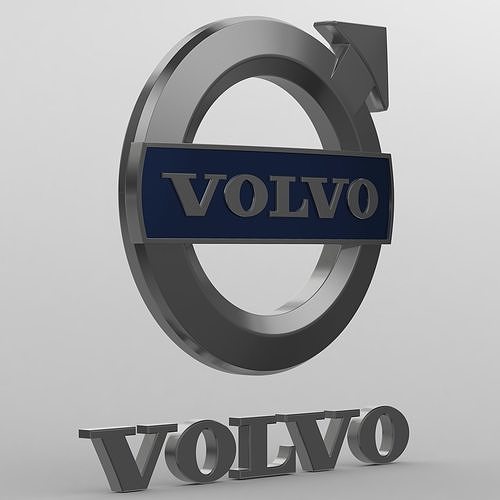 volvo logo 3D model