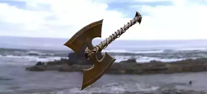 Axe Banded handle 3D model