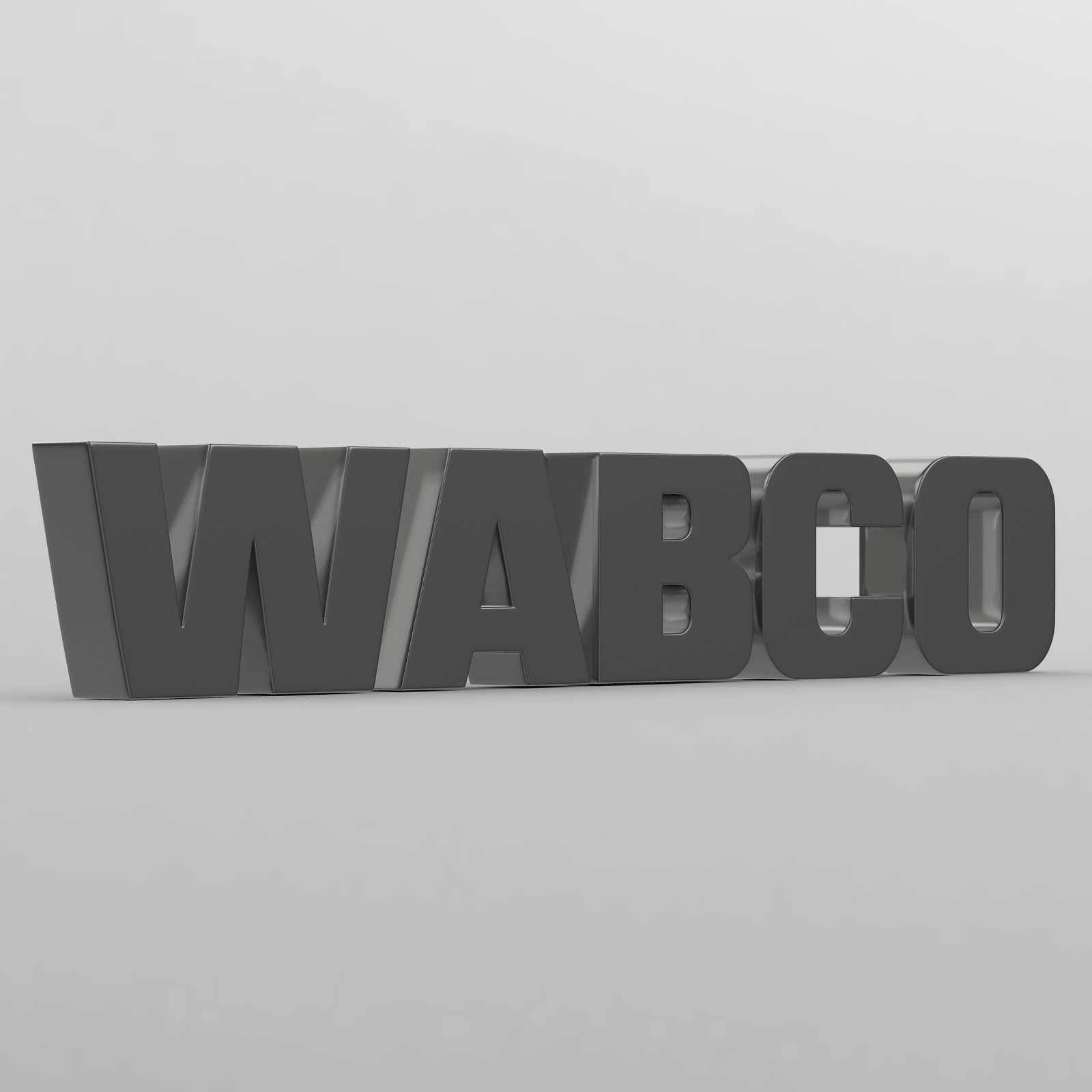 wabco logo 3D model_7